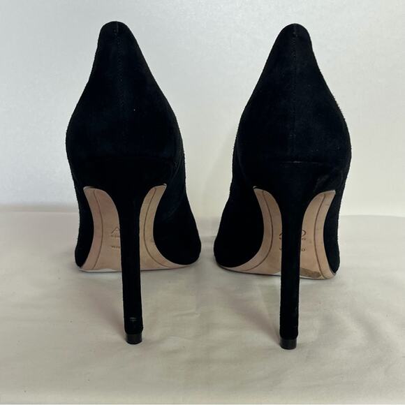 AD & Daughters Black Suede Heels Size 8 EUC - Picture 4 of 7